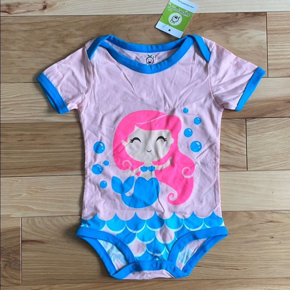 3/$15 Doodle Pants Mermaid Onesie